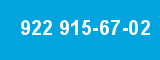922 915-67-02 922 915-67-02